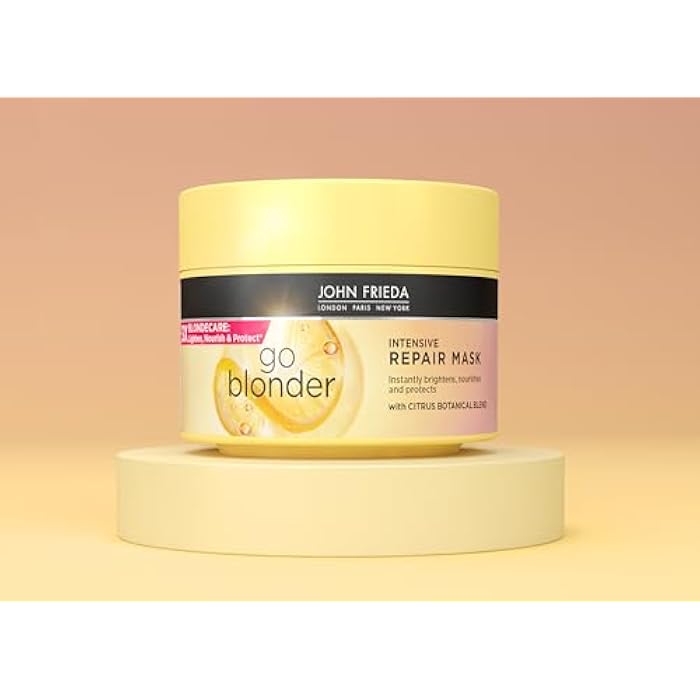 John Frieda Go Blonder Intensive Repair Mask for Blonde and Highlighted Hair 250 ml - Image 4